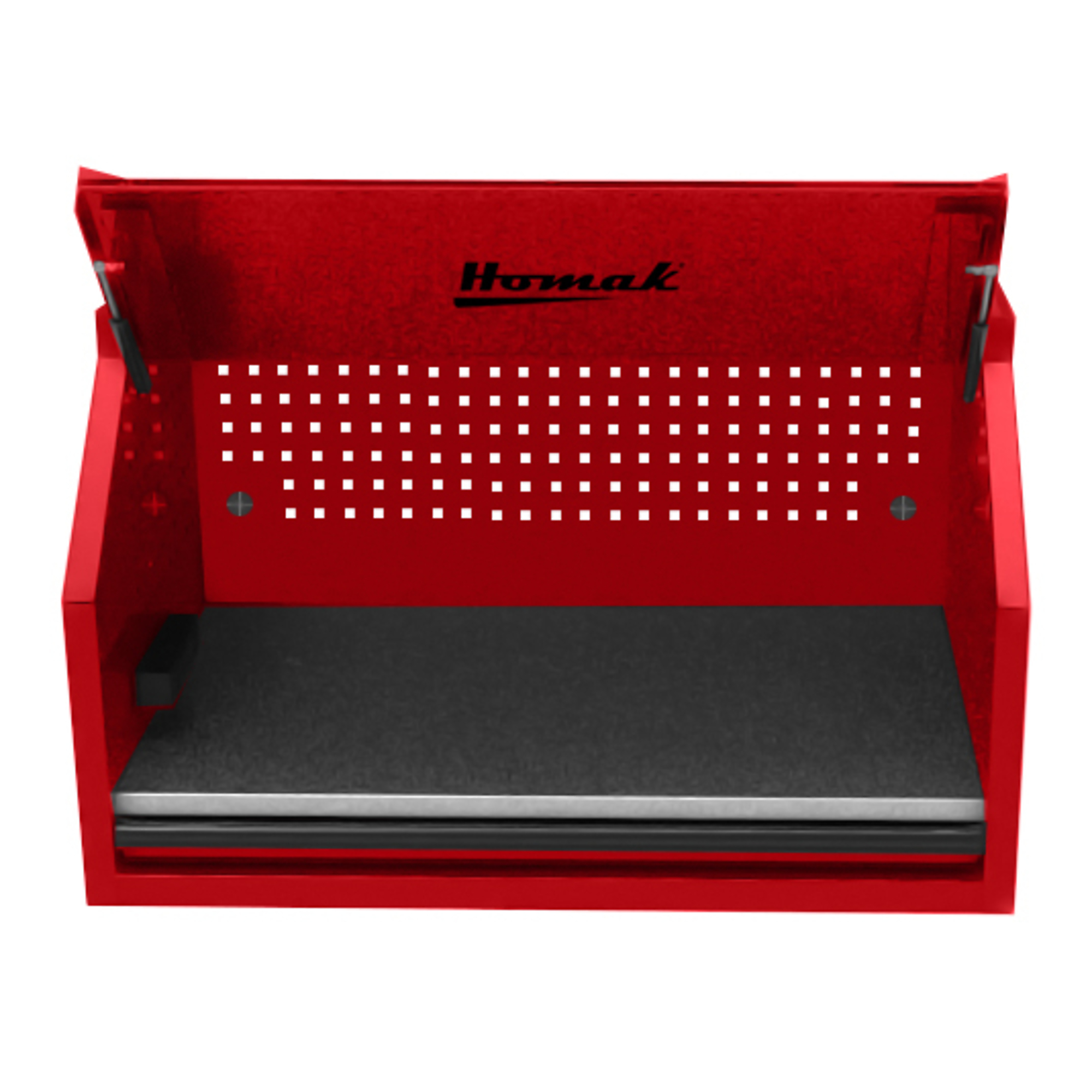 Homak RS Pro, 41in. RS PRO TOP HUTCH-RED, Width 40.5 in, Height 24.4 in, Color Red, Model# RD02041010